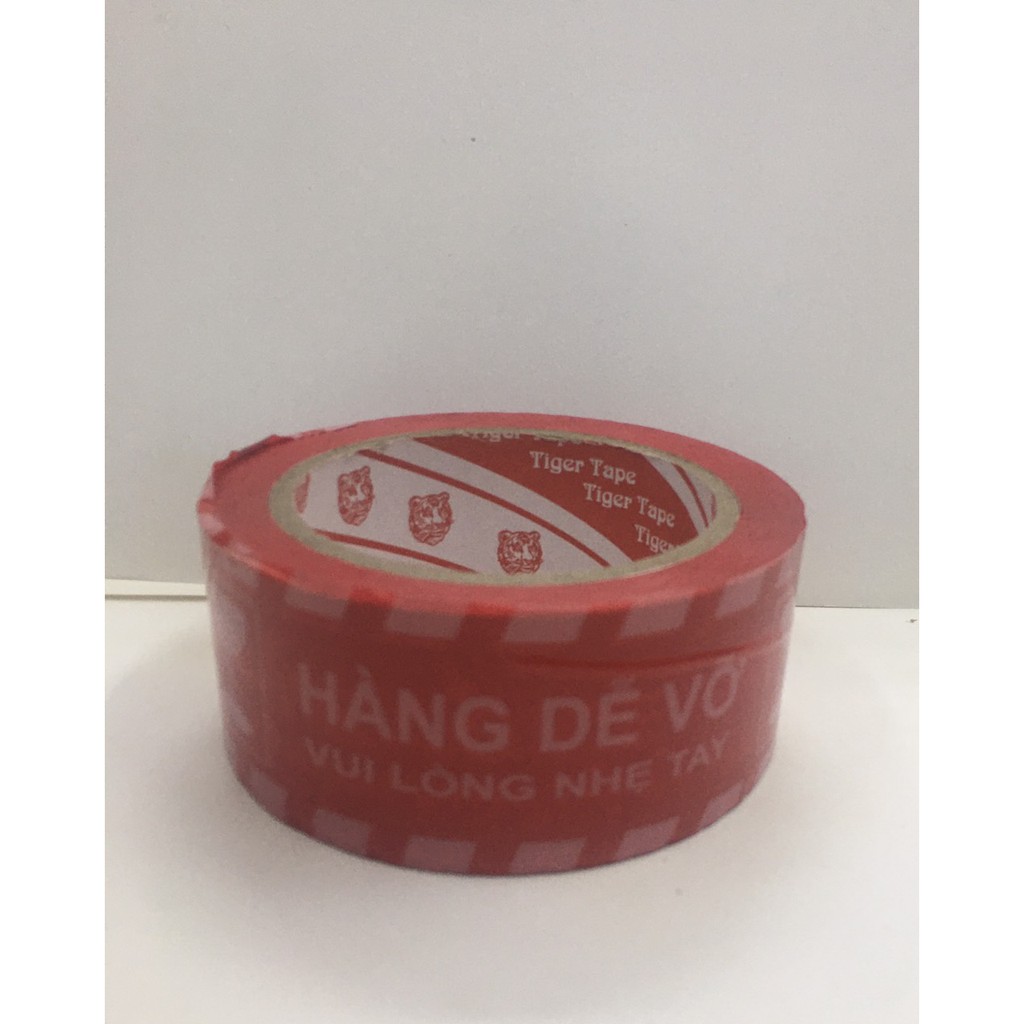 Băng keo cảnh báo  HÀNG DỄ VỠ song ngữ Anh -Việt ( cuộn 50mm x 65 mét)