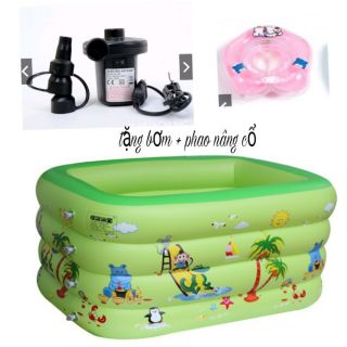Bể bơi 4 tầng. kt 140*95*75cm