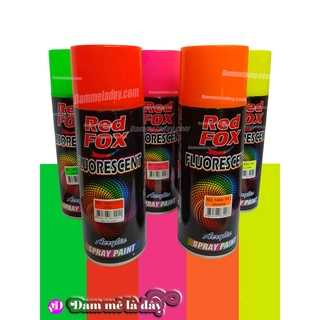 Sơn xịt huỳnh quang màu nổi Redfox – Nhập khẩu Thái Lan