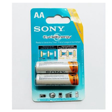 Vỉ 2 Viên Pin Sạc Sony AAA 1.2V 4300mah Cao Cấp