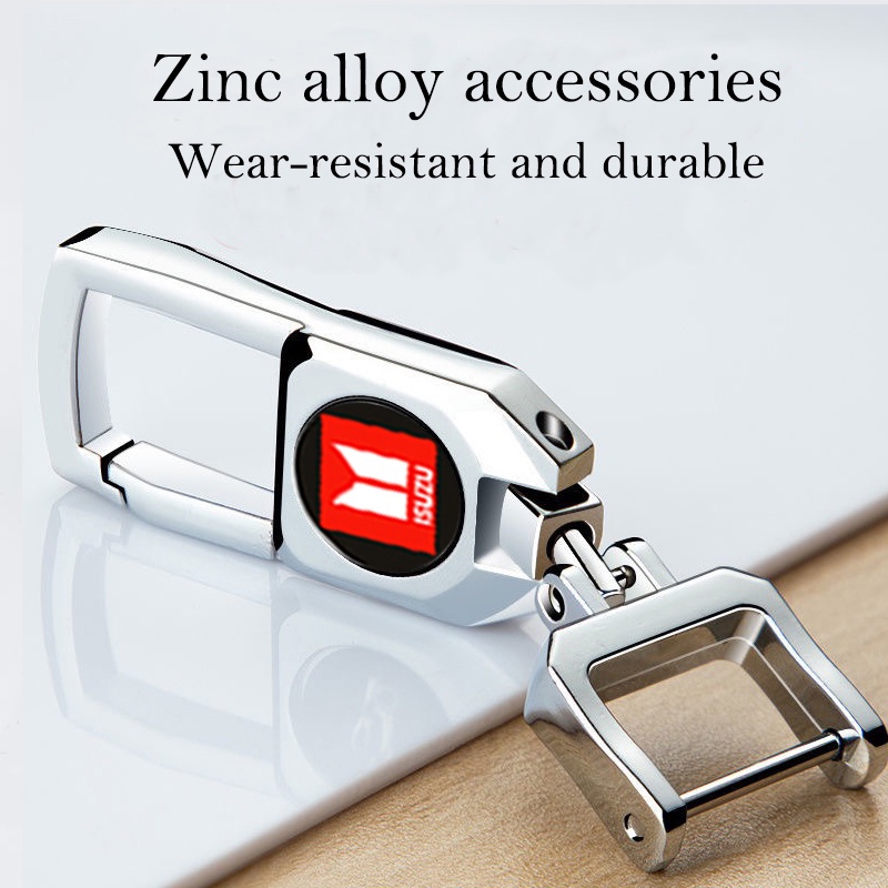 Móc Khóa Kim Loại Hình Logo Isuzu