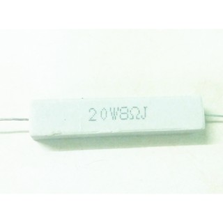 Điện trở sứ 20W8OHM  2 cái