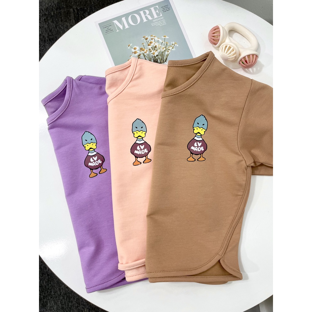 Áo thun dài tay thu đông ACV-Baby soc cho bé trai/ bé gái