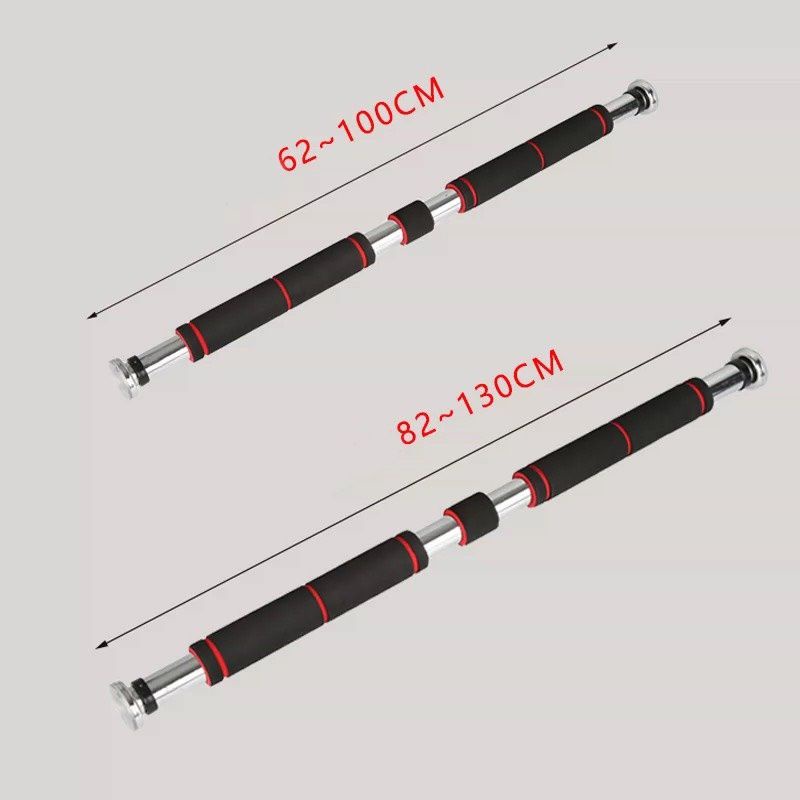 Xà Đơn Gắn Cửa, Treo Tường Tiện Lợi, Độ Dài 80-130cm, 60-100cm Làm Từ Thép, Trọng Tải Tối Đa 100KG