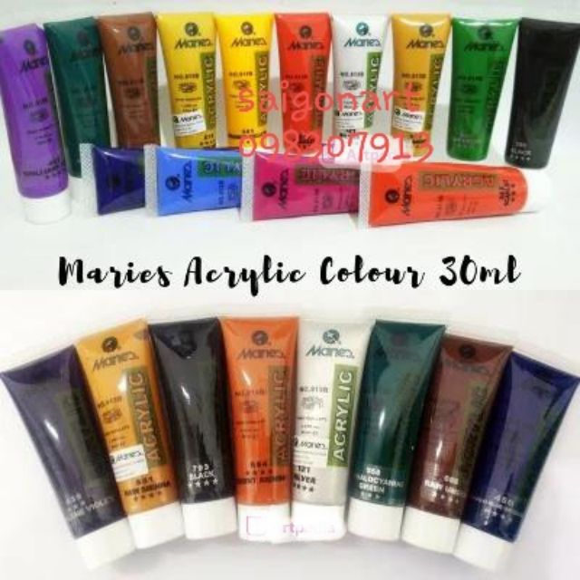 Màu Nhũ, Phản Quang Acrylic Cao Cấp, Chuyên Vẽ Vải, Áo 75ml