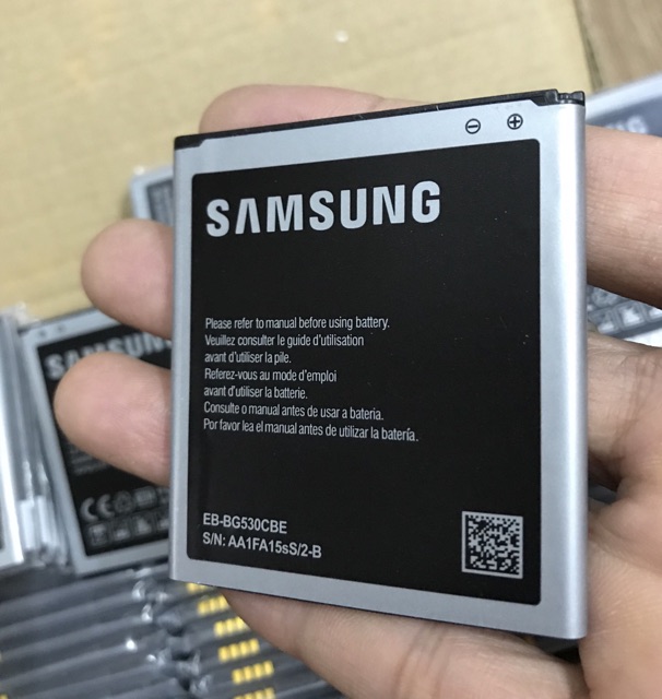 Pin Samsung Galaxy Grand Prime G530, J3, J5, J2 Prime, BG530CBE (Xám) - Hàng Nhập Khẩu ZIN Chính Hiệu