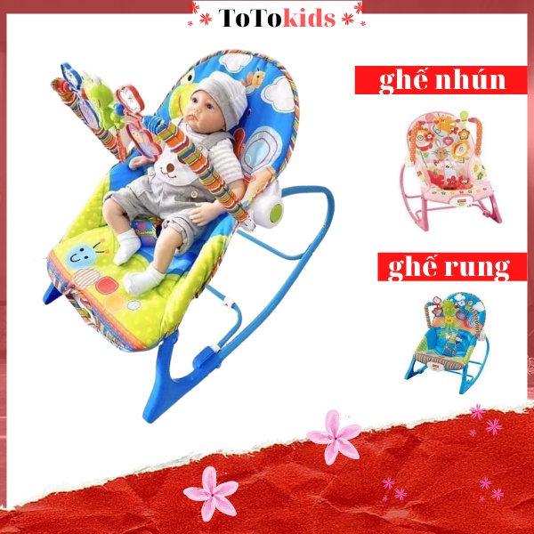 Ghế rung IBABY ROCKER - Ghế nhún cho bé nằm chơi và ngủ ngon (sơ sinh đến 3 tuổi)