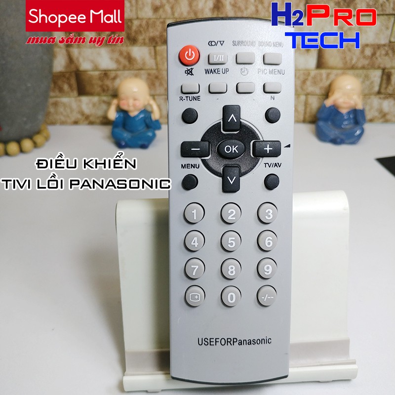 Điều khiển tivi CRT đời cũ Panasonic ( màn hình lồi ) (tặng đôi pin)