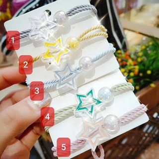 Dây buộc cột tóc ngôi sao đính pha lê