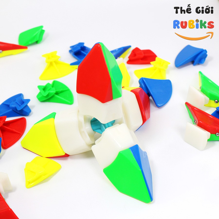 Biến Thể Rubik YJ Petal Pyramid Yulong JinZiTa Tam Giác Pyraminx Cube