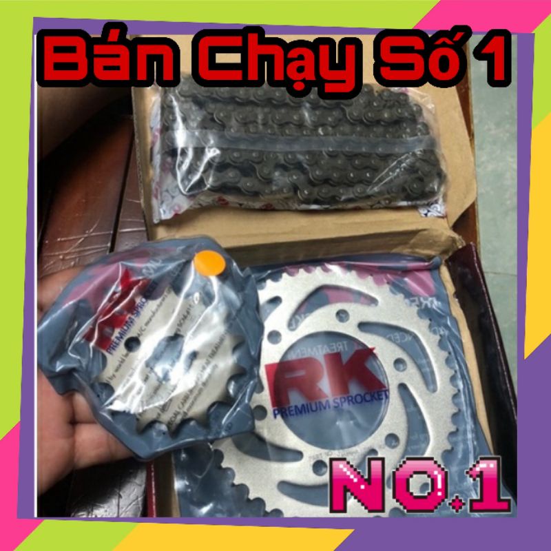 Nhông sên dĩa exciter 135 côn tay