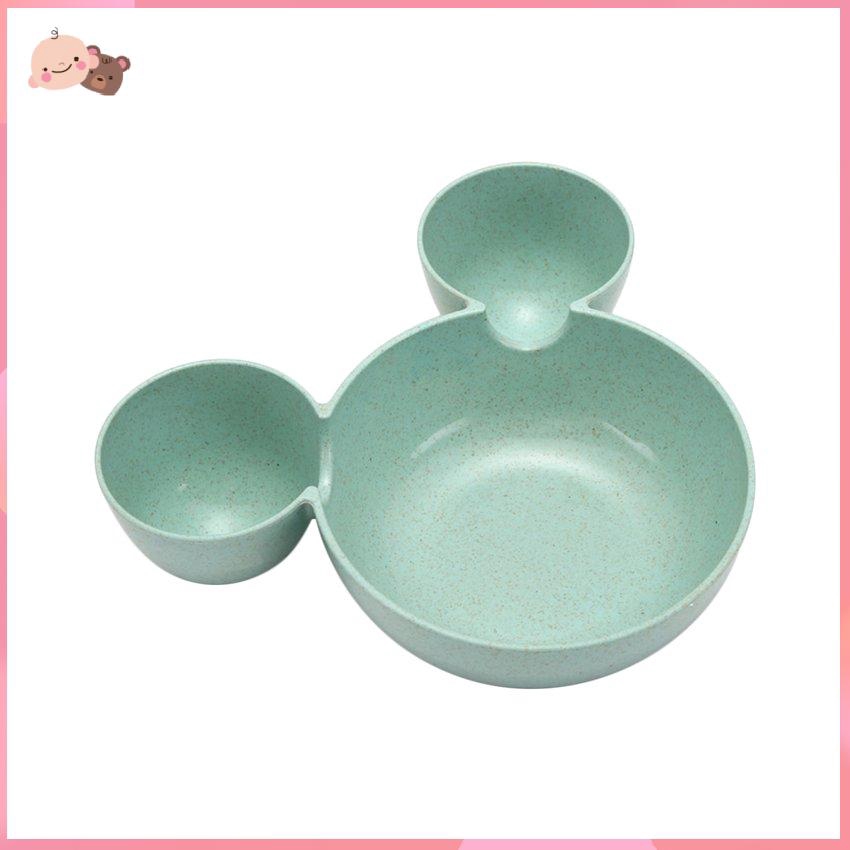 Dĩa ăn làm bằng nhựa dẻothiết kế chia ngăn tiện dụng