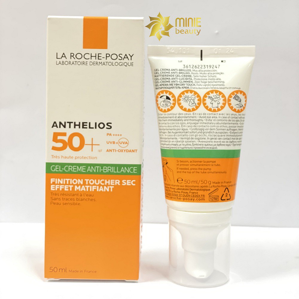 (HÀNG CHUẨN AUTHENTIC) Kem Chống Nắng La Roche Posay Anthelios Xl Dry Touch Gel-Cream Anti-Shine SPF50+ 50ML | BigBuy360 - bigbuy360.vn