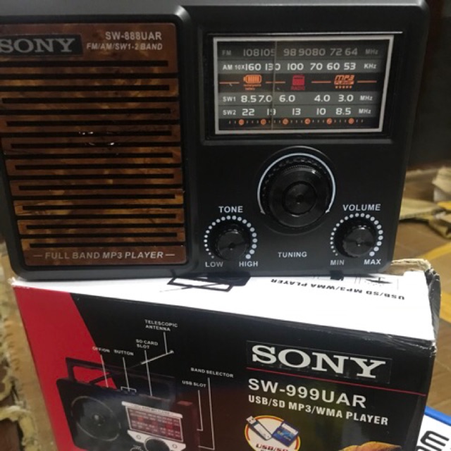 [Mã ELHACE giảm 4% đơn 300K] Radio SONY SW -999UAR đọc thẻ sd usb ...