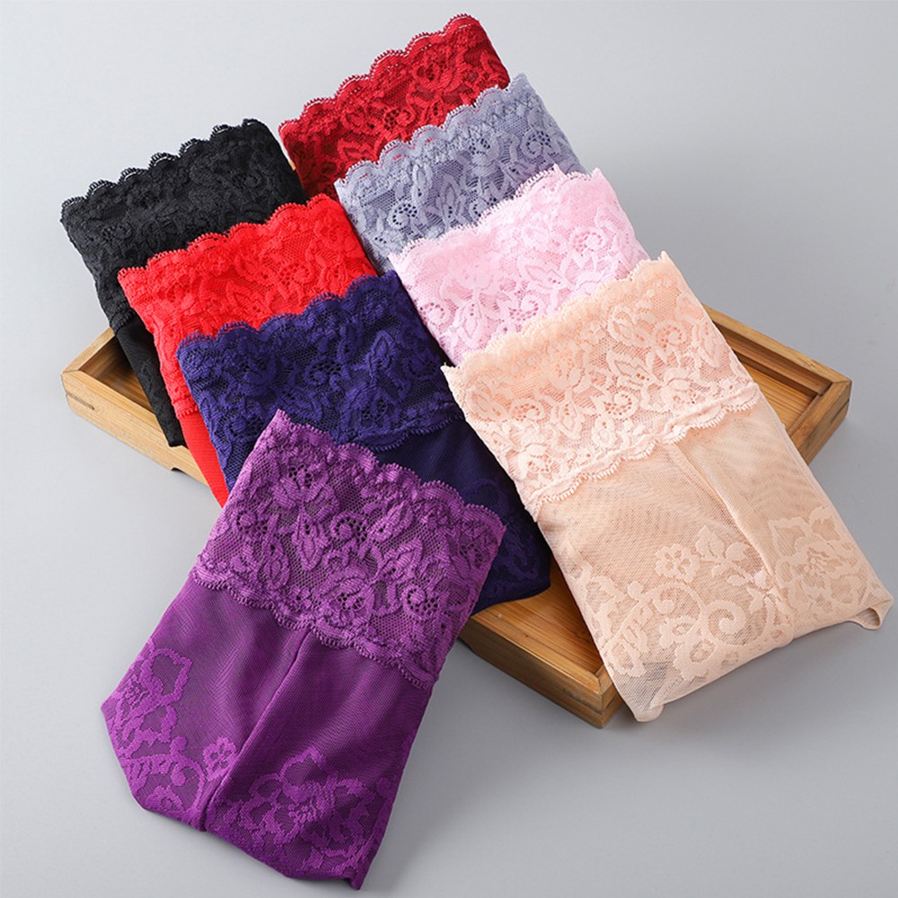 Quần Lót Ren Cạp Cao Không Đường May Quyến Rũ Dành Cho Nữ Back2Life