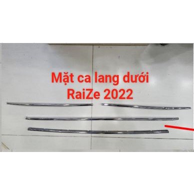 Ốp mặt Ca Lăng, calang dưới xe Toyota Raize 2021- 2022, Thanh Bên dưới biển số- ốp lưới tản nhiệt