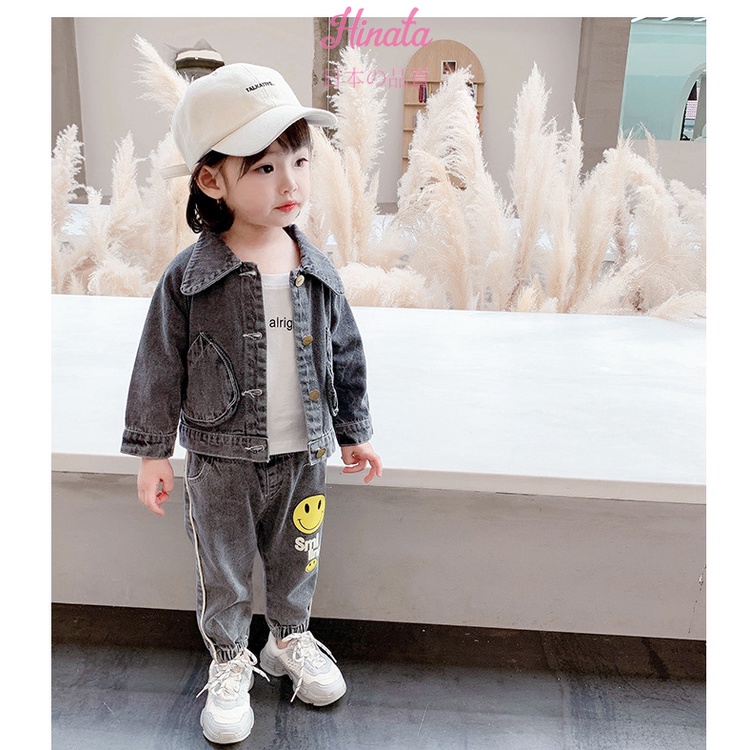Set Jean cho bé gái Hinata BF44