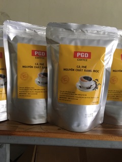 1kg cà phê nguyên chất rang mộc (100% robusta & arabica)
