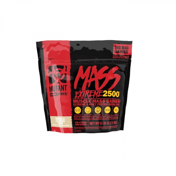 Sữa Tăng Cân Mutant Mass XXXTreme 2500 6Lbs Túi 2.72KG