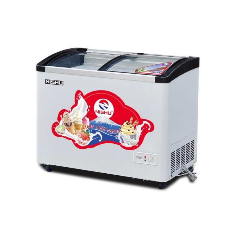 Tủ đông kính cong NTK488 SKI