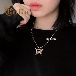  Dây chuyền ngắn mặt hình bướm phong cách hip hop 2020 hàng mới dành cho bạn nữ