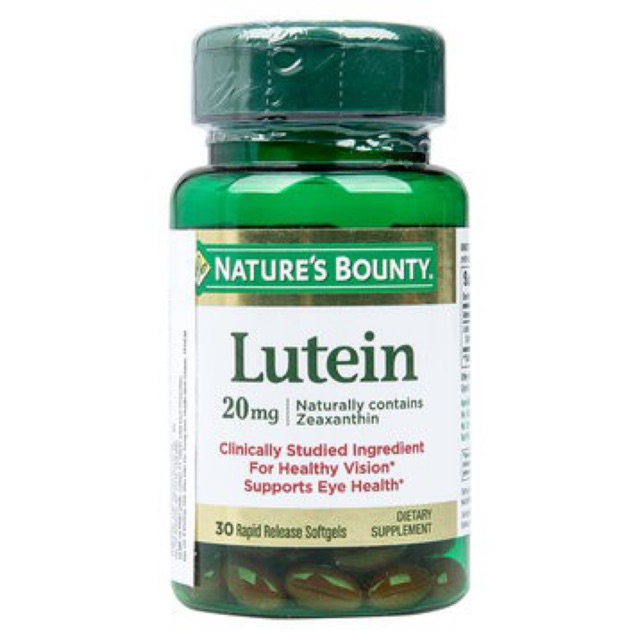 Viên Uống Làm Sáng Mắt Nature's Bounty Lutein 30 Viên - 0305279