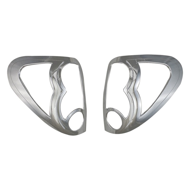 Viền bọc đèn đuôi xe hơi Mitsubishi Triton L200 2005-2011 bằng crom ABS