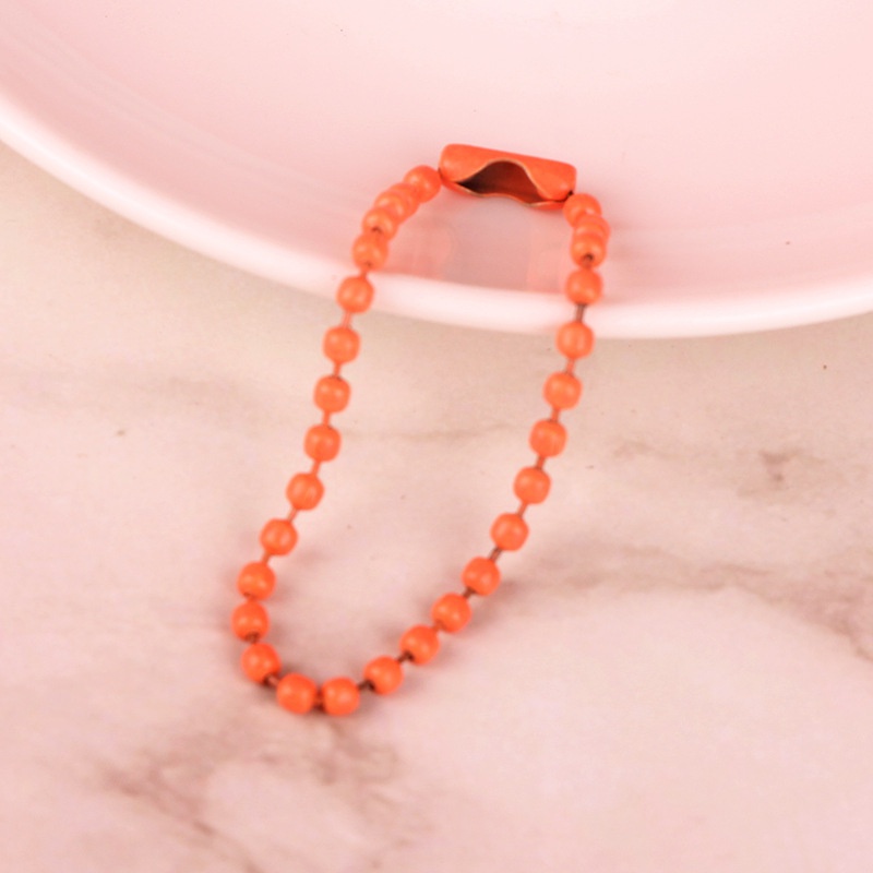 Set 10 chuỗi hạt tròn 2.4mm 12cm có đầu nối dài dùng làm đồ trang sức DIY