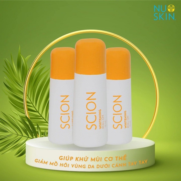 Lăn khử mùi scion pure white roll on nuskin 75ml (mẫu mới 2021)