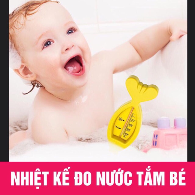 Nhiệt kế đo nước tắm cho bé hình con cá