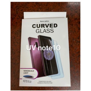 Kính cường lực Full keo UV cho Samsung Galaxy Note 10 / Note 10 5G Full màn hình Trong suốt