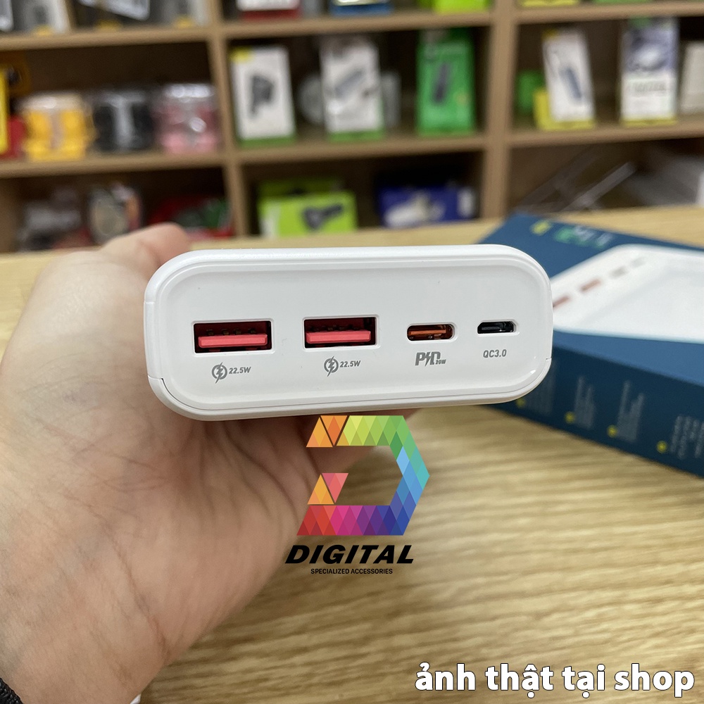 Pin Dự Phòng Hoco J80A 20000mAh Chính Hãng Hỗ Trợ Sạc Nhanh 22.5W