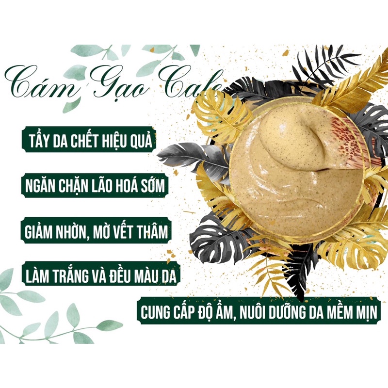 2 gói bột ủ trắng cafe