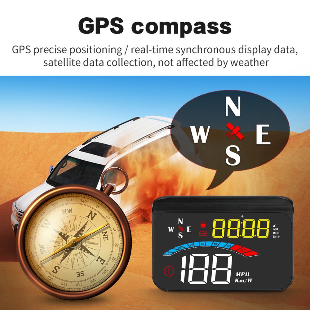 Màn Hình Hiển Thị Tốc Độ Hud2 hud 2020 m16 gps kmh / kpm