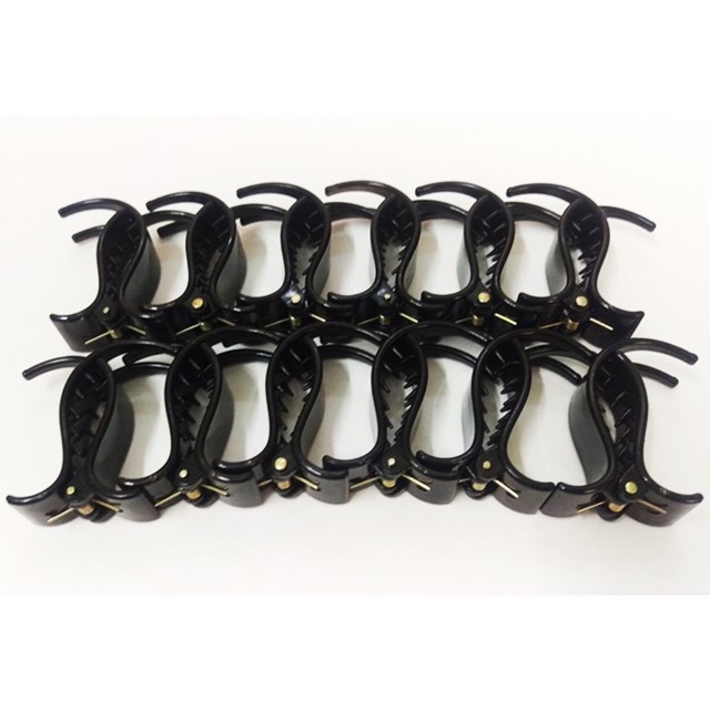 Sỉ 12 chiếc kẹp 5 răng 2 màu  37k