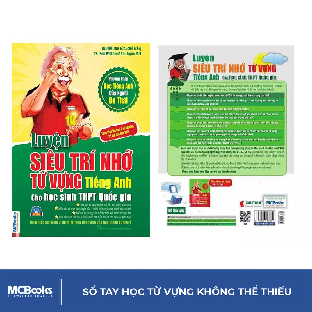 Sách Luyện Siêu Trí Nhớ Từ Vựng Tiếng Anh Cho Học Sinh THPT Quốc Gia MCFO8810