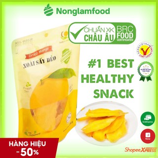 Xoài sấy dẻo 200g VizaFood đồ ăn vặt tốt cho sức khỏe hỗ trợ giảm cân giữ dáng đẹp da hoa quả sấy snakc healthy