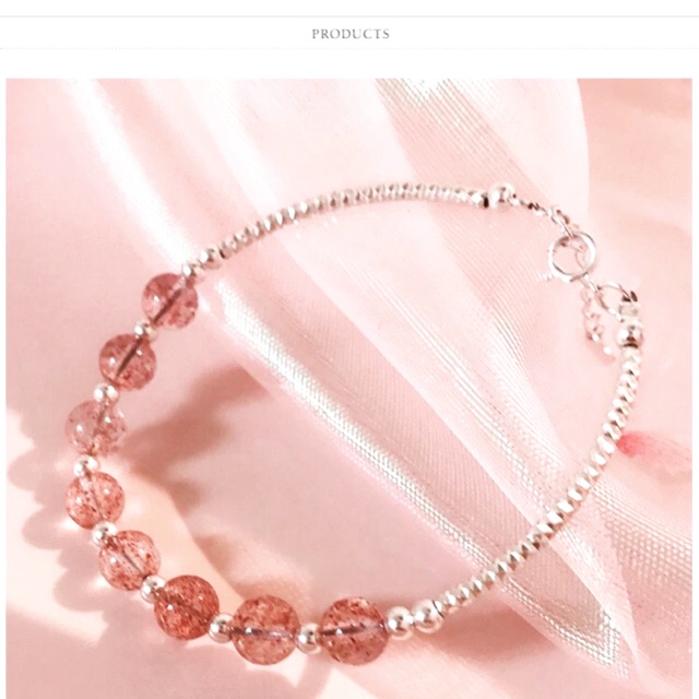 Vòng tay bạc mix đá