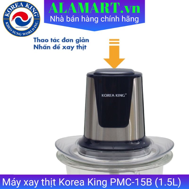 Máy xay thịt Korea King PMC-15B (400w) (Xanh)