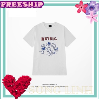 (CÓ SẴN) Áo thun Nelly - Heybig : Mẫu GẤU TRẮNG HEYBIG