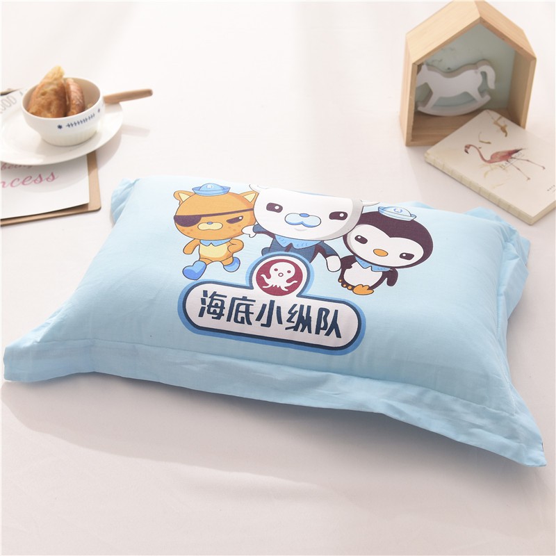 Gối bông gòn vỏ cotton cho bé iu ngon giấc - gối cho bé