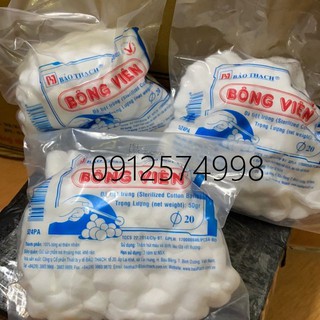 Bông viên 50gr Bảo Thạch đã tiệt trùng
