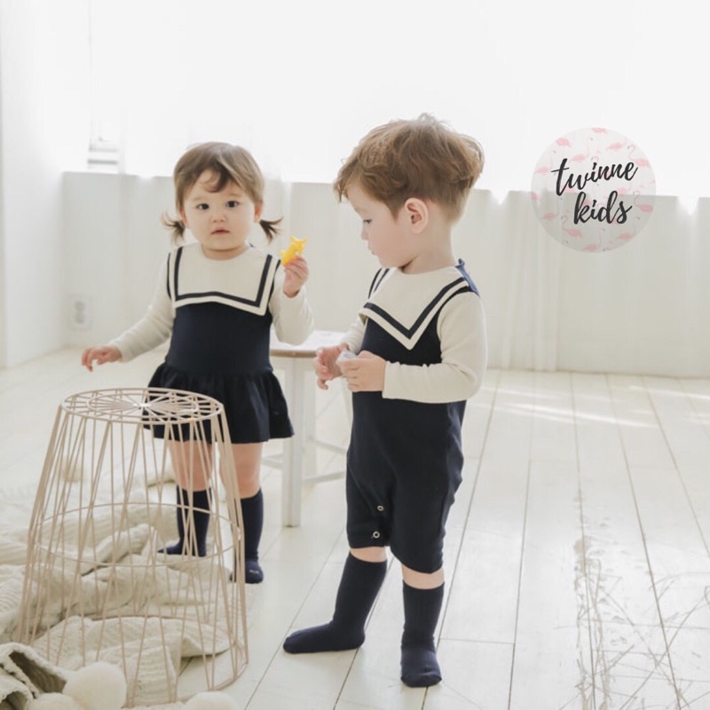 [Jenny Baby] Váy liền thân, romper sơ sinh, váy trẻ em phong cách Hàn Quốc chất liệu cotton co giãn cho bé 3-24 tháng