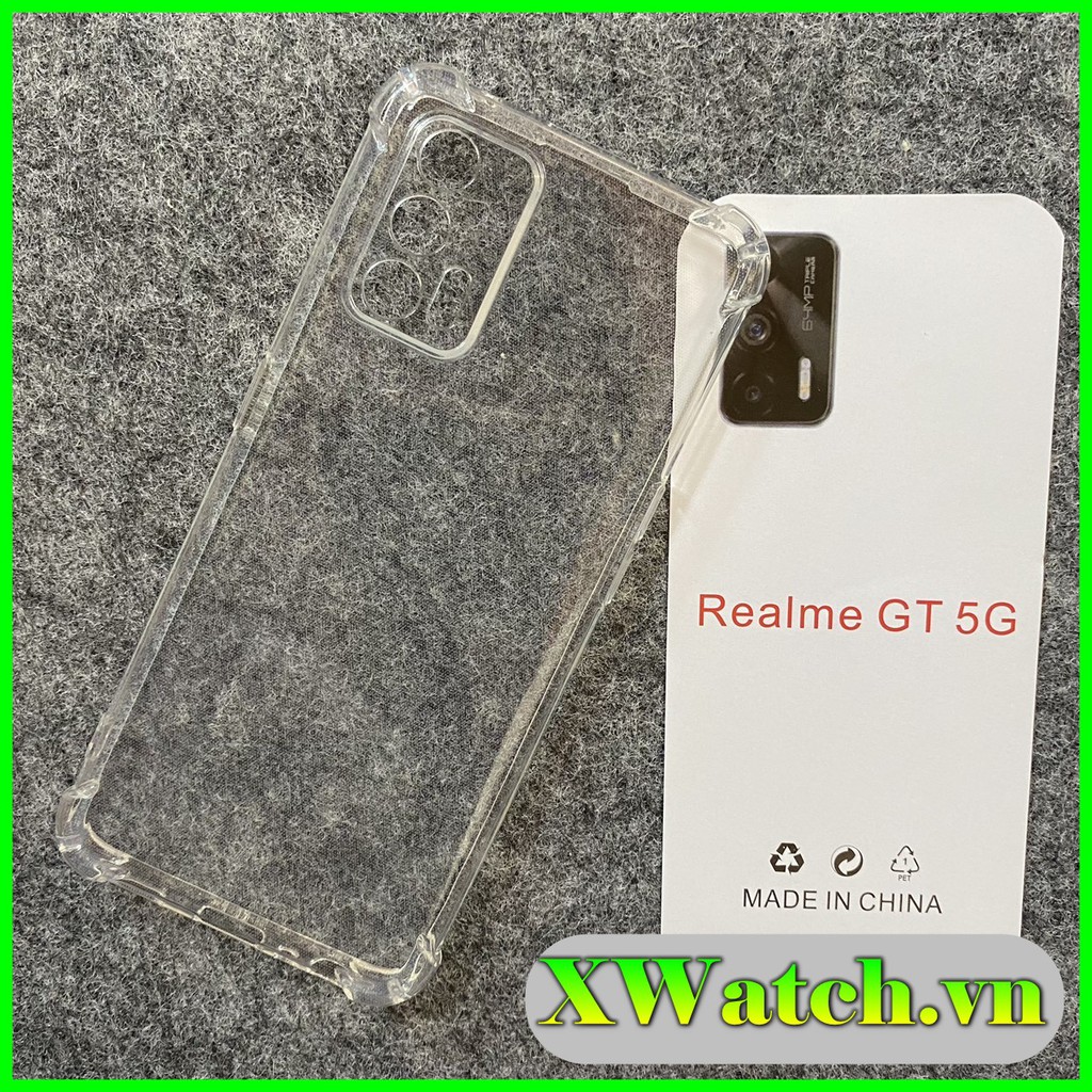 Ốp lưng chống va đập Realme C20 Realme 8 8 pro Realme Q3 Q3 pro Realme GT Neo bảo vệ 4 góc silicon trong suốt