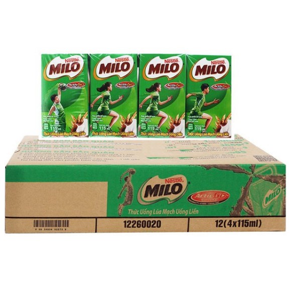 Thùng 48 Hộp x 115ml Sữa Milo Nestlé