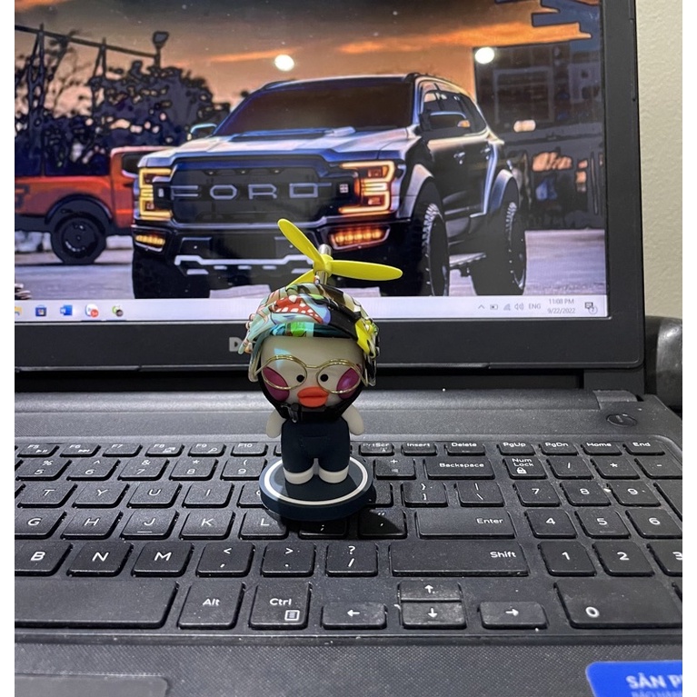 Phụ kiện đồ chơi Vịt Douyin gắn xe hơi , xe máy , trang trí để bàn dễ thương