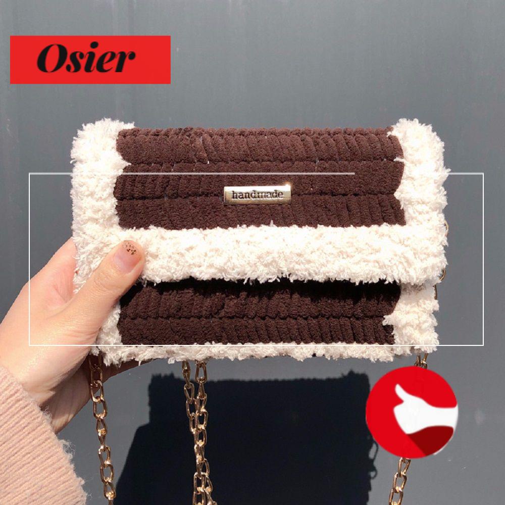 1 Túi Đeo Chéo Vai Đan Len Thủ Công Dễ Thương Thời Trang Cho Nữ