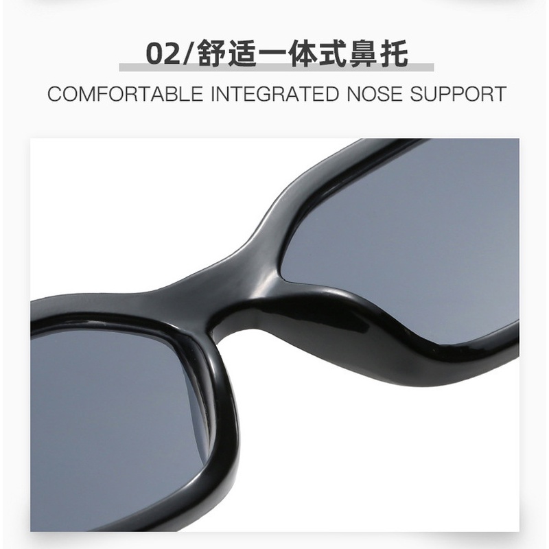 (AIMURUSI) COD Kính Mát Tròng Lá Phong Nhỏ Gọng Kim Loại Hình Lá Phong Đa Giác Phương Phương Tây Cá Tính Xu Hướng Retro