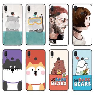 Ốp điện thoại sillicon chống trượt in hình thời trang cho Huawei Nova 3 3i / P20 Pro Lite