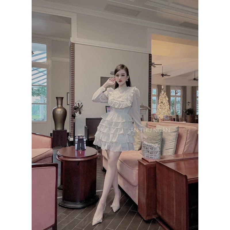 ĐẦM TIỂU THƯ CHÂN VÁY TẦNG